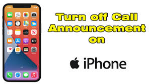 How to Turn Off Call Announcement on iPhone